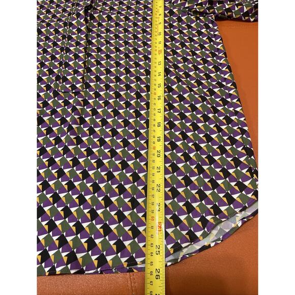 NM Neiman Marcus Geometric Print Blouse Size M NEW - Picture 10 of 10